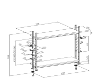 Spacetronik Wielofunkcyjny organizer do biurka SPB-120WW_120 - 1199582 - zdjęcie 2